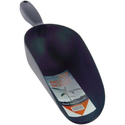 Zwarte dakgoten schep 32 x 12 cm - Bladeren en vuil uit je dakgoot halen - Schhonmaken