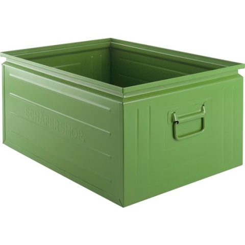 Schäfer Shop Select stapelbak, 83 l, 250 kg, L 658 x B 459 x H 300 mm, staal, kleur naar keuze