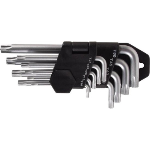 Stersleutelset - 9 St -.Torx-set 9-delig