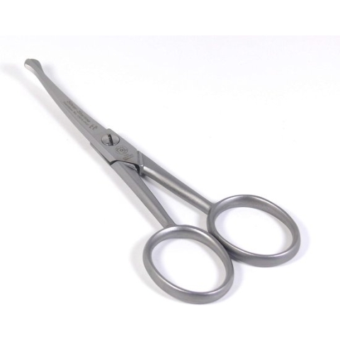 Kleine pootschaar, professionele bontschaar met gebogen snede en knoop, hondenschaar, gebogen kattenschaar met veiligheidstip