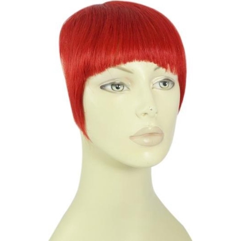 Remy Human Hair Clip-in Pony rood - red