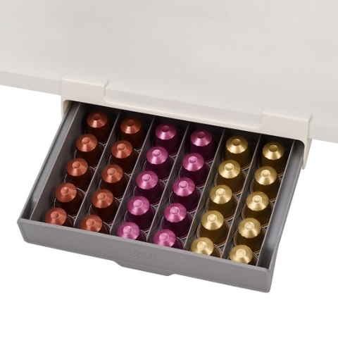 Joseph Joseph - CupboardStore Ladeorganizer Koffiecups Hangend - Kunststof - Grijs