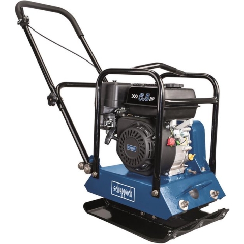 Scheppach HP1200S Trilplaat voor Bestrating | 6,5pk | 15000N
