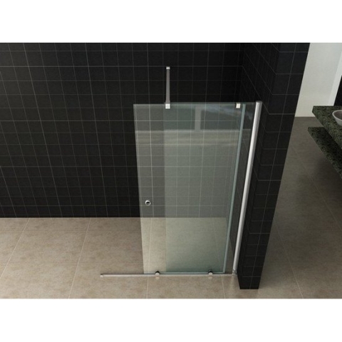 Wiesbaden Slide Inloopdouche Verlengwand 100 x 200 cm. - 10 mm. Nano