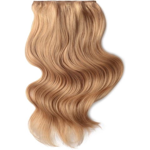 Remy Human Hair extensions Double Weft straight 20- blond 27