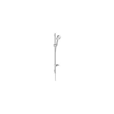 Hansgrohe Raindance Select E 120 / Unica'S Puro Glijstangset - 90 cm - Wit / Chroom