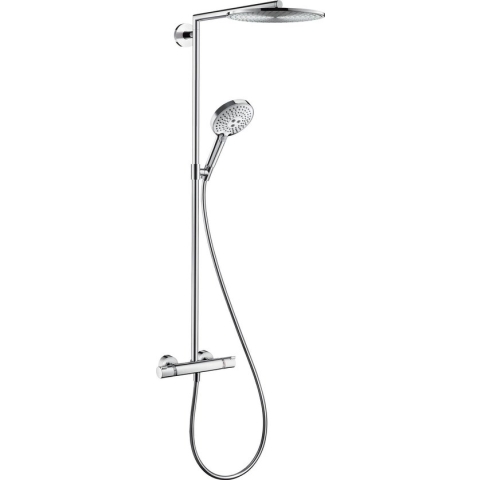 Hansgrohe Raindance Select Air Douchesysteem - Regendouche ø 30 cm - Inclusief thermostaatkraan - 15 cm hartafstand