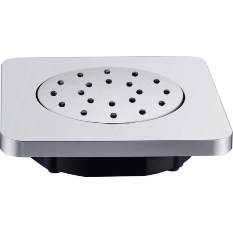 Saqu Inbouw zijdouche verstelbaar vierkant 13,5x13,5 cm Chroom