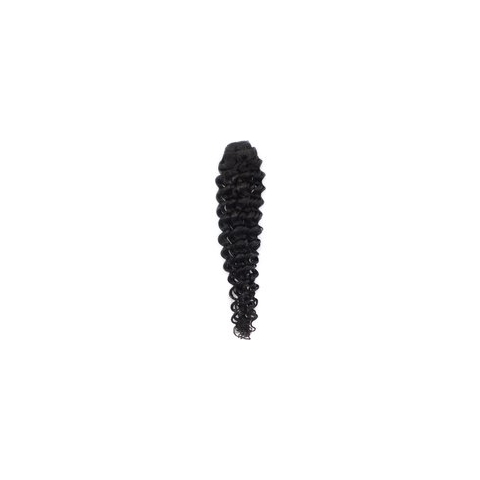 Remy Human Hair extensions curly 14 - zwart 1B#