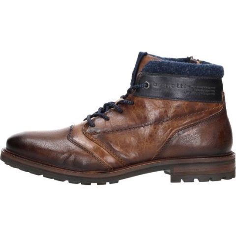 Bugatti Masat Comfort Veterschoenen Hoog - cognac - Maat 43