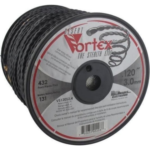 PRAKTISCHE TUIN Rol VORTEX copolymeer nylon draad voor bosmaaier - � 3 mm - L 131 m