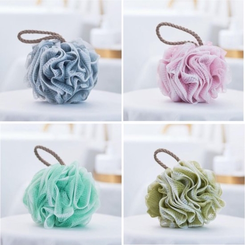 SUNMOOL Douche spons - Bad spons - Massage spons - Scrubbing spons - Douchespons - Set van 4 Stuks