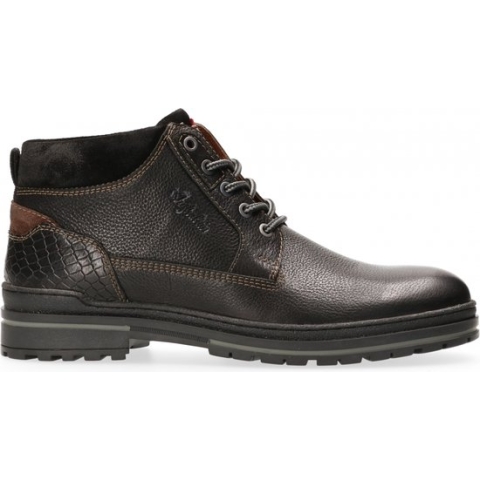 Australian Middelburg Veterschoenen Hoog - zwart - Maat 43