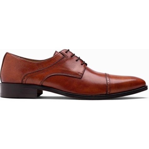 Paulo Bellini Monza Heren Geklede Veterschoenen Cognac