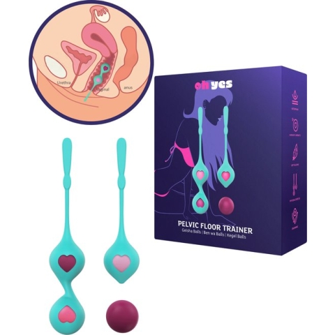 Bekkenbodemtrainer voor vrouw - Geisha ballen - Vaginale Kegel Balls - Vaginale balletjes met 6 verschillende gewichten