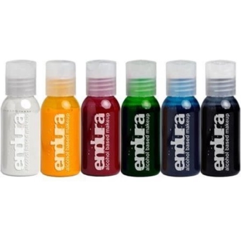 EBA Endura Alcohol-Based Airbrush Primary Pack, 6x30ml