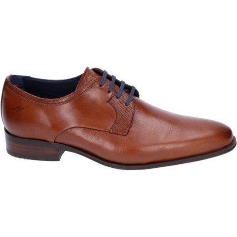 Fluchos -Heren - cognac/caramel - geklede lage schoenen - maat 42