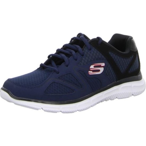 Skechers Verse - Flash Point Sneaker Heren Sneakers - Maat 45 - Mannen - blauw/rood/zwart