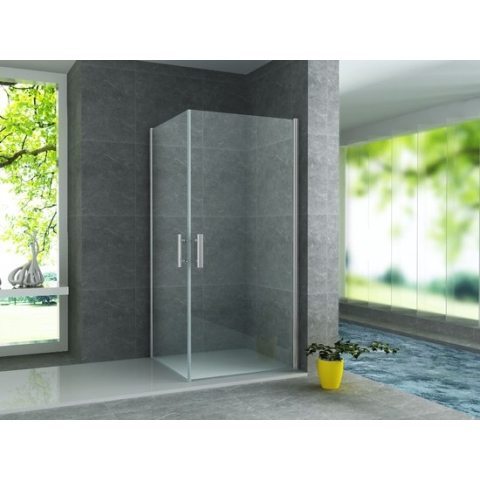 Aloni Douchecabine Met Dubbele Draaideur 80x80x1900cm
