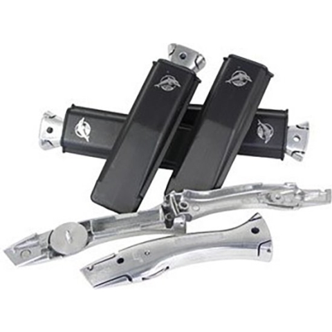 Delphin Stanleymes - 5 Stuks - Incl. Meshouder - Tapijt Mes - Vinyl Mes - PVC Mes