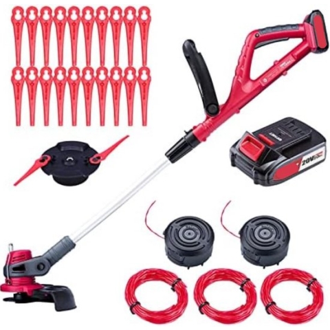 Kantenmaaier Met Accu - Grastrimmer Elektrisch - Kantenmaaier Draadloos