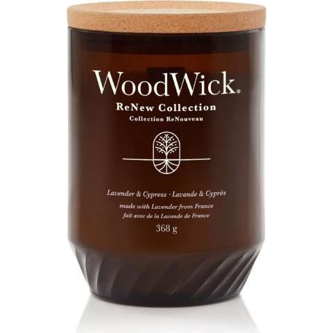 WoodWick ReNew Lavender & Cypress Large Candle