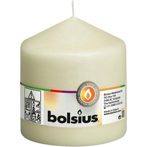 Bolsius Stompkaars - 100/100 - Ivoor - Bolsius kaarsen - Stompkaars - Sfeer kaars