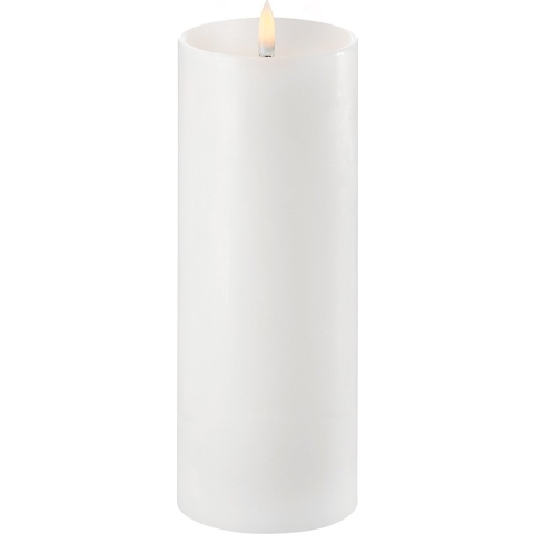 Uyuni Led Rustieke kaars Wit- 20CM