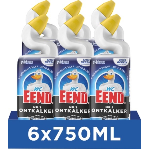 WC Eend Nr. 1 Ontkalker - Toiletreiniger – 6x 750 ml – Voordeelverpakking