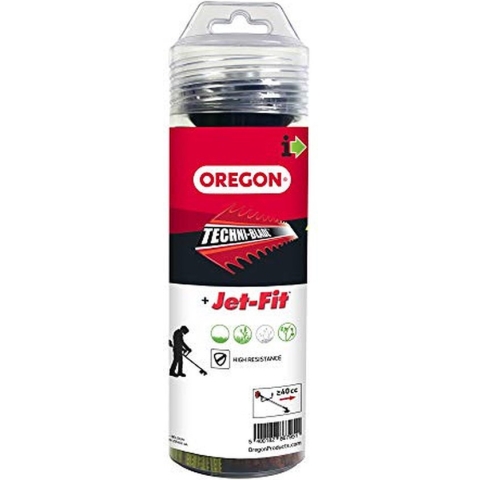 Oregon 525242 Tête de coupe Jet-Fit et recharge de fil de coupe Techni-Blade