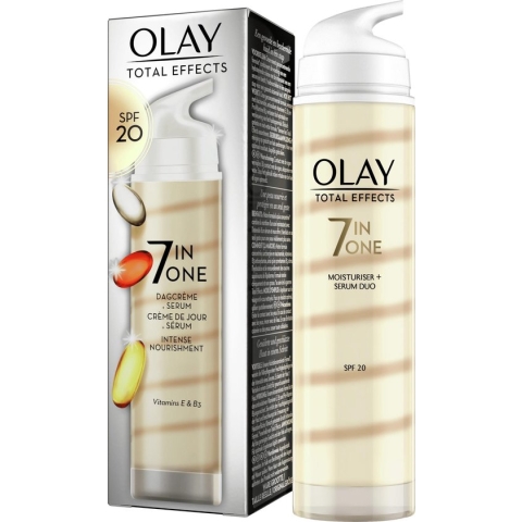 Olay Total Effects Hydraterende Dagcrème En Serum Duo - SPF 20 - 40ml