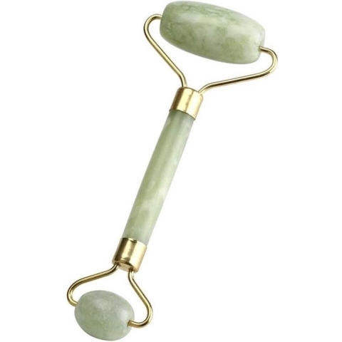 *** Gezichts Roller - Met Gua Sha Schraper - Hand gemaakt - Jade Roller - 100% Natuurlijke Producten - van Heble® ***