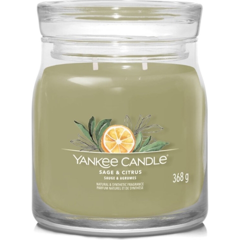 Yankee Candle - Sage & Citrus Signature Medium Jar