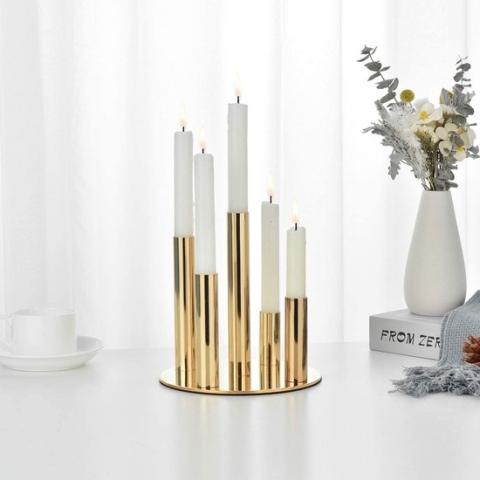 Kandelaar - Luxe Kaarshouder- Candle Holder – Kaarshouder – Kaarsenhouder – Woonkamer Accessoires