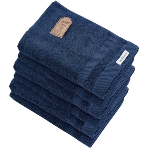 PandaHome - Badhanddoeken - 6 delig - 6 Badhanddoeken 70x140 cm - 100% Katoen - Badhanddoek blauw - Towels - Sauna handdoek