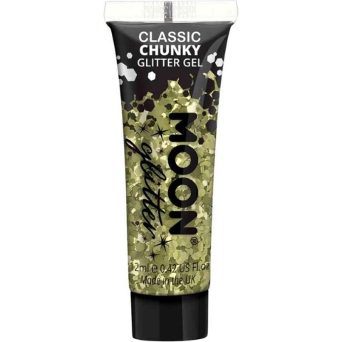 Moon Creations Glitter Makeup Moon Glitter - Classic Chunky Glitter Gel Goudkleurig