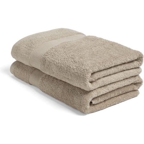 Yumeko douchelakens terry warm taupe 70x140 - 2 st