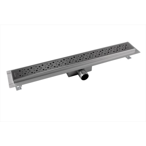 CityLine douchegoot - RVS - 40cm - Zijuitloop - Dots