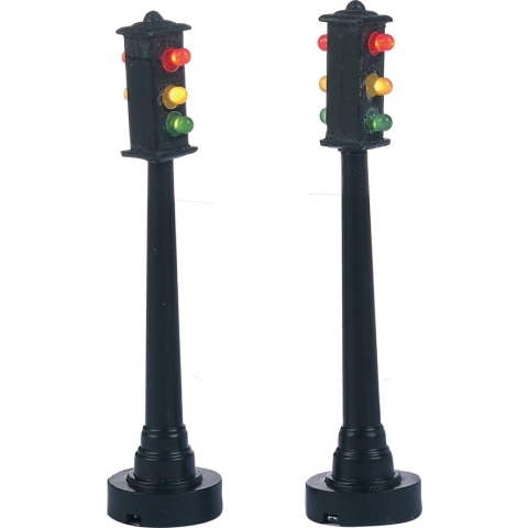 Luville - Signal Light B/O Set of 2 - Kersthuisjes & Kerstdorpen