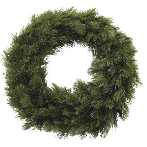 Triumph Tree - Forest frosted krans groen TIPS 320 - d90cm - Kerstbomen