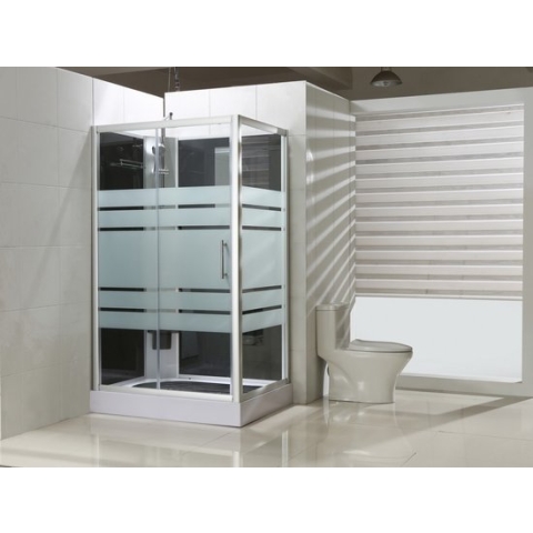 Sanifun complete douchecabine Erno 1200 x 900 Kitvrij