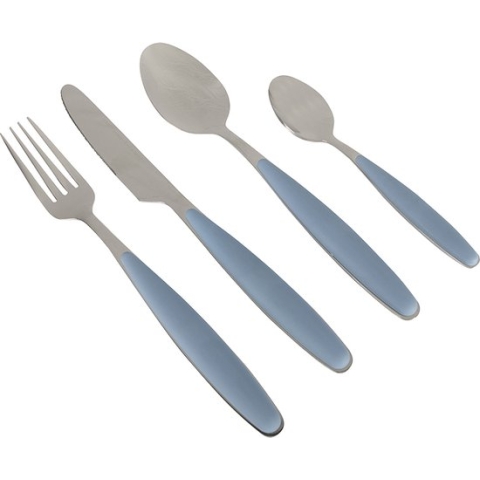 Gimex Colour Line Bestek - Blauw - 16-Delig