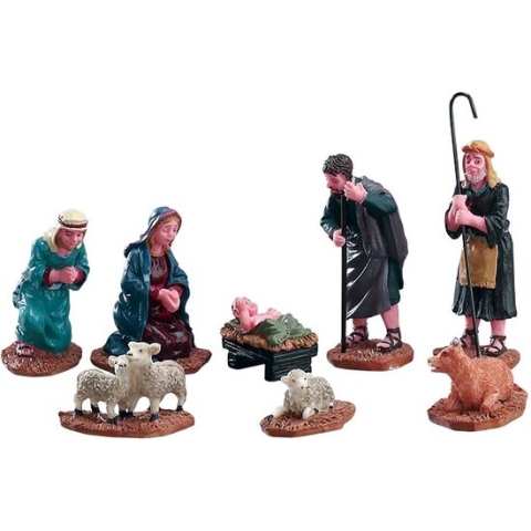 Lemax - Nativity Figurines set of 8