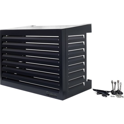 QVENTI - airco & warmtepomp buitenunit omkasting – 100 x 75 x 50cm - antraciet – OUD MODEL