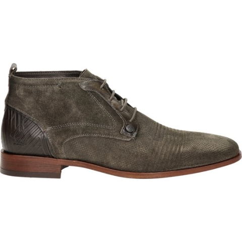 Rehab Grand Suede heren hoge nette schoen - Taupe - Maat 42
