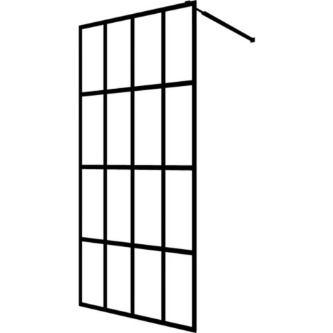 vidaXL-Inloopdouchewand-140x195-cm-transparant-gehard-glas