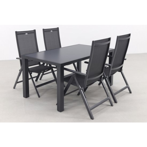 Hartman Napoli/Alma 160 cm. tuinset - 5-delig verstelbaar