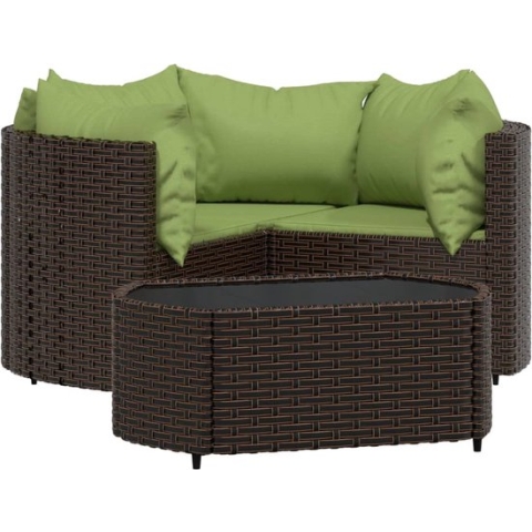 vidaXL-4-delige-Loungeset-met-kussens-poly-rattan-bruin