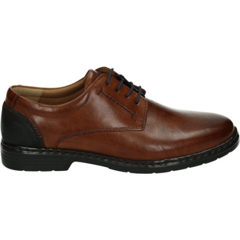 Josef Seibel ALASTAIR 01 - Volwassenen Heren veterschoen - Kleur: Cognac - Maat: 42