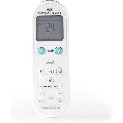 Nedis Universele afstandsbediening voor split-unit airconditioners - Programeerbare functionaliteiten - 2x AAA/LR03